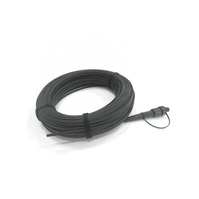FTTA Fiber Optic Outdoor Mini SC APC Pre Connectorized Fiber Optic Drop Cable
