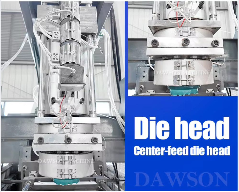 Double Station Double Die Head Plastic HDPE 5L 10L EURO ADBLUE Canister Blow Molding Machine