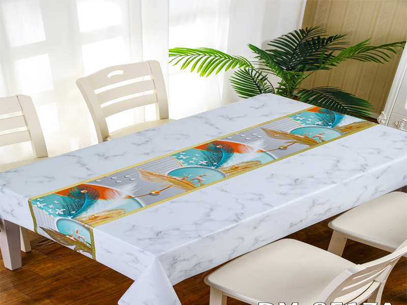 Home and Kitchen 137cm*20m Custom Waterproof Oil Proof Dust Proof Table Cloth Mantel