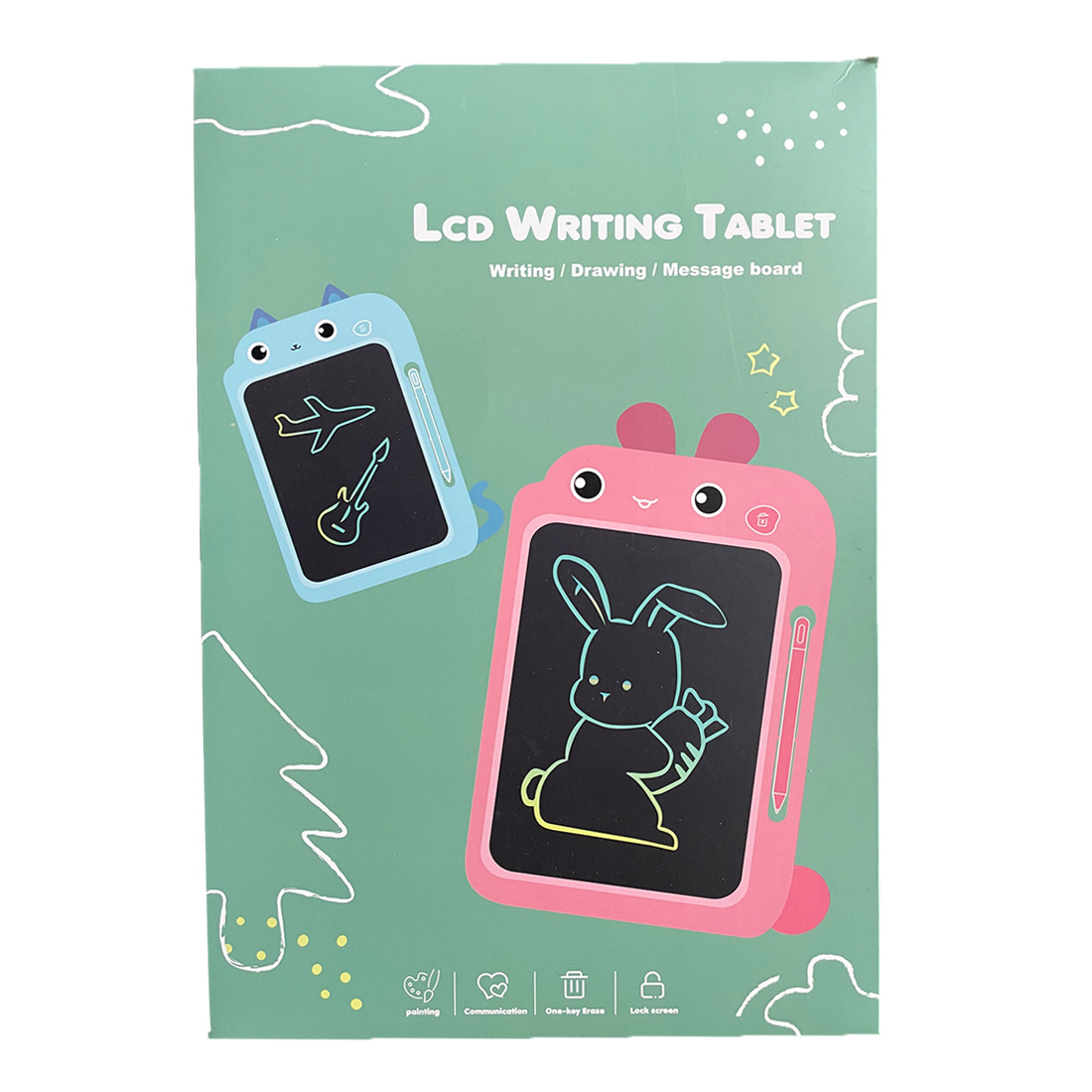 Age Range 5-7 Years LCD Doodle Board Tablet Toy Dinosaur Drawing Pad with ABS Material