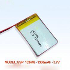 China High Capacity Li-Polymer battery 083448 1300mAh 3.7V wholesale