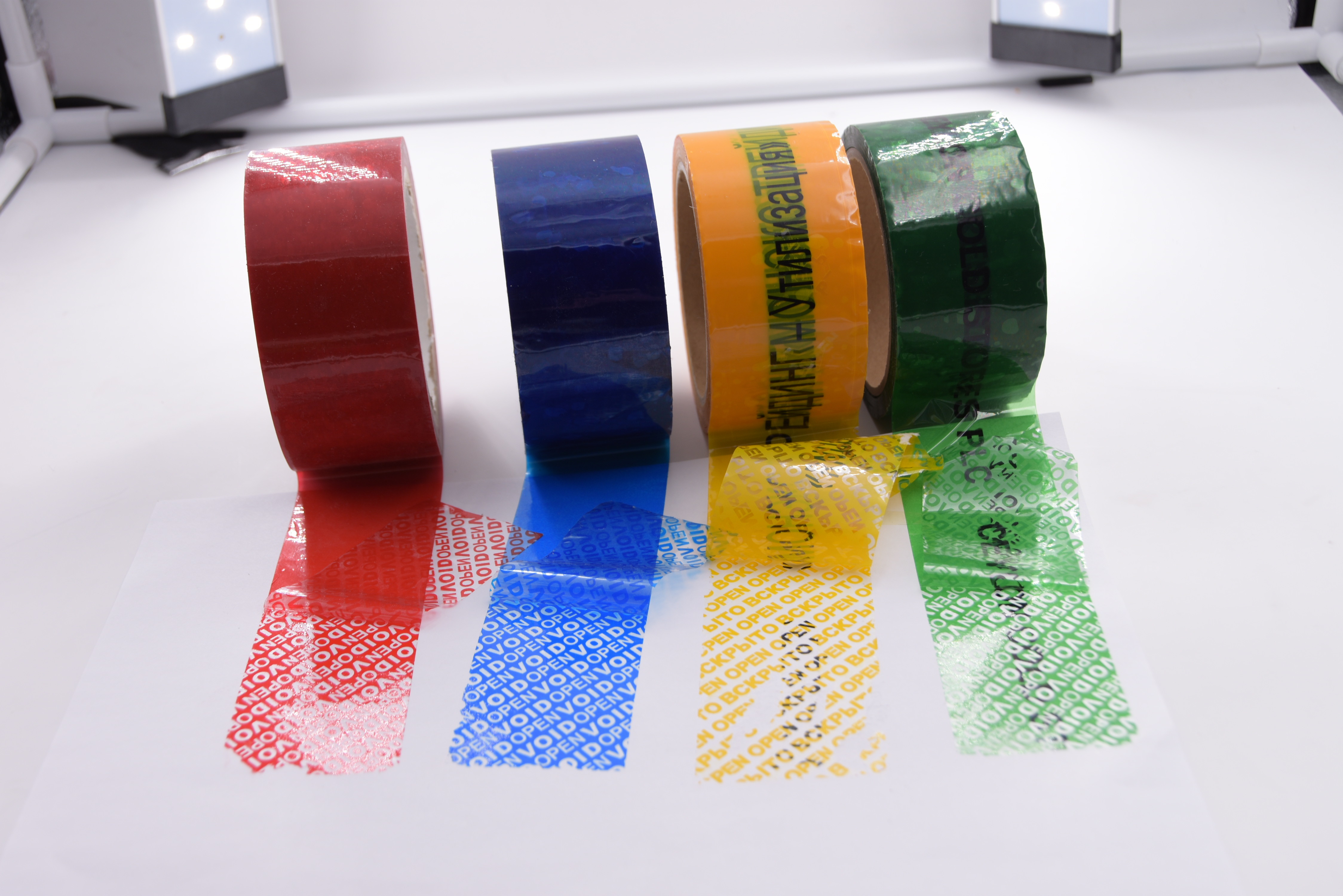 Partial Total Transfer Security Tape Tamper Evident Tape for Bag Sealing Tape