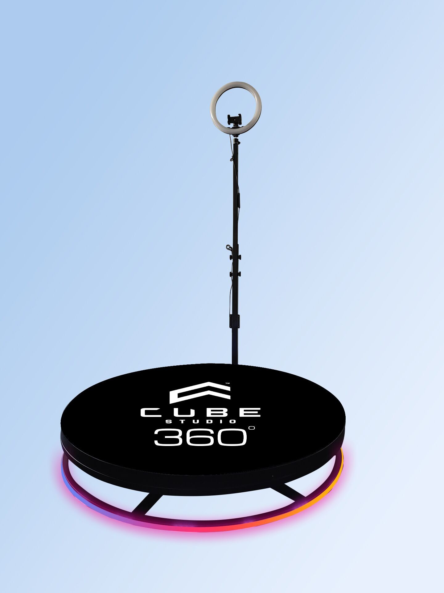Stand On Remote Control 360 Photo Booth Machine For Parties