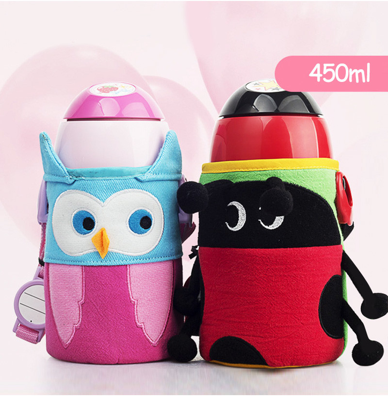 Custom Animal Hot Water Baby Glass Bottle Sleeve