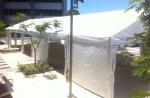 Weatherproof Commercial Storage Tents With Enhanced UV Protection Flame