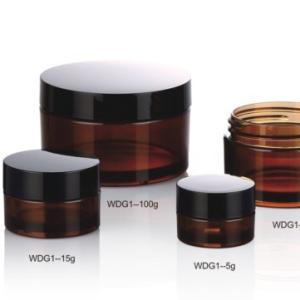 China SCREW CAP 5G 15G 30G 50G 100g PETG Cosmetic Packaging Jar for Eye Cream Sealing Type wholesale