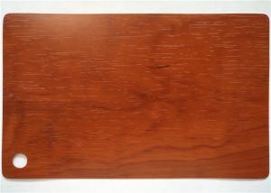 China Cherry Wood PVC Decorative Foil For Furniture Membrane Doors 0.30mm wholesale