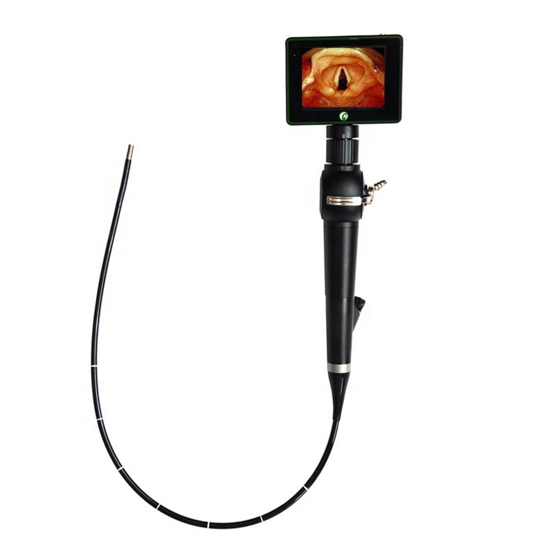 3.8mm Anesthesia Flexible Video Electronic Intubation Laryngoscope Hd Video Laryngoscope Camera Set For Check Throat