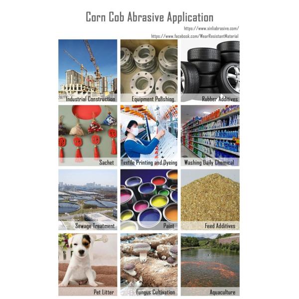 Export Dried Corn COB Corncob Meal Polish Media Customized Size Corncob Powder Corn COB Abrasive for Sale