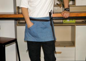 China Restaurant Waiter Short 55*32cm Denim Work Apron wholesale