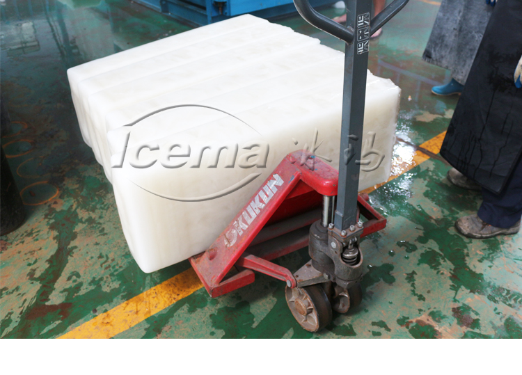 25T/24H Brine Refrigeration Block Ice Machine Industrial Salt Water