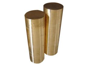 China UNS C60800 Bronze Round Bar , Aluminum Bronze Rod Elongation Break Tested wholesale