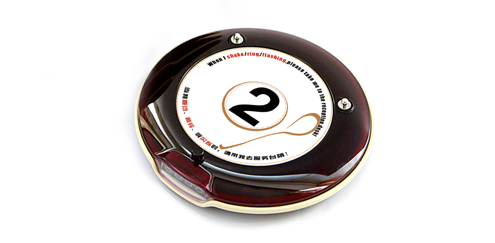 burger restaurant equipment wireless queue management coaster pager system