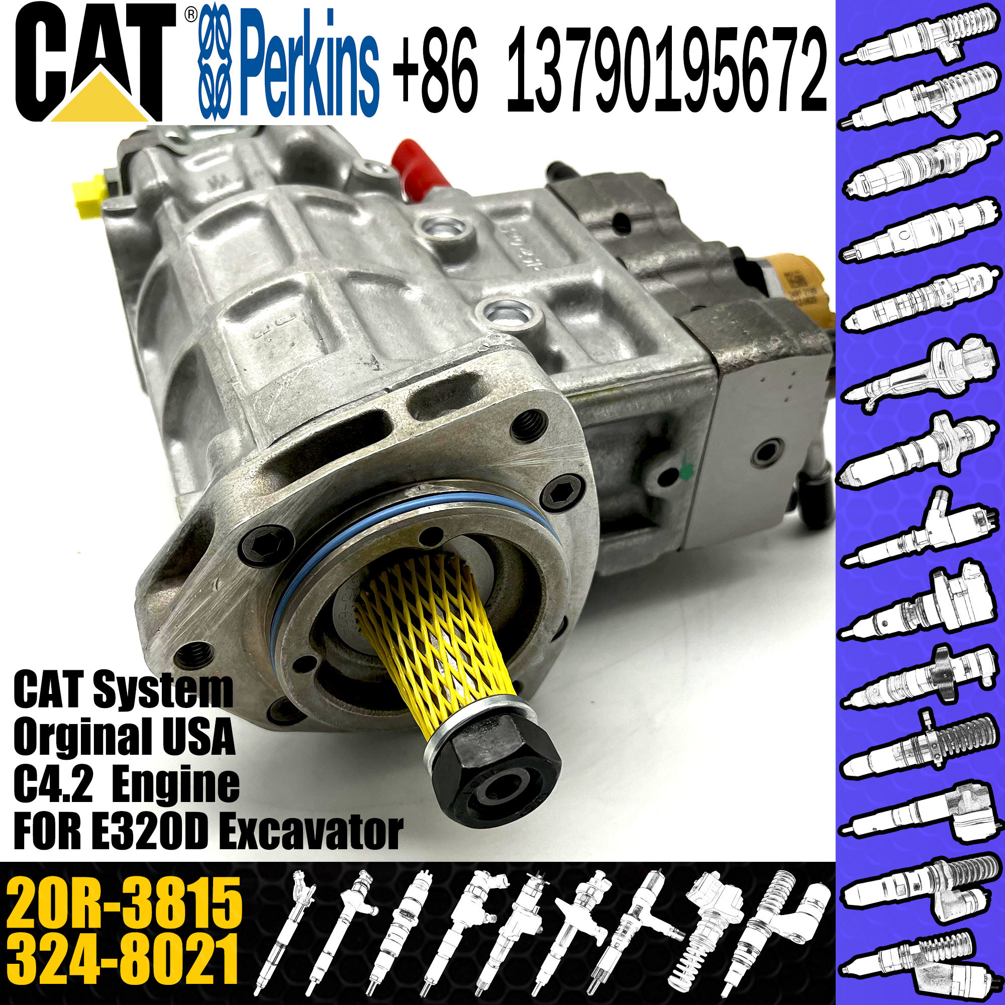 Genuine Fuel Injection Pump 368-9171 20R-3815 For C6.6 Eigine