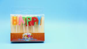 China Happy Birthday Letter Glitter Birthday Candles 13pcs , Alphabet Cake Candles wholesale