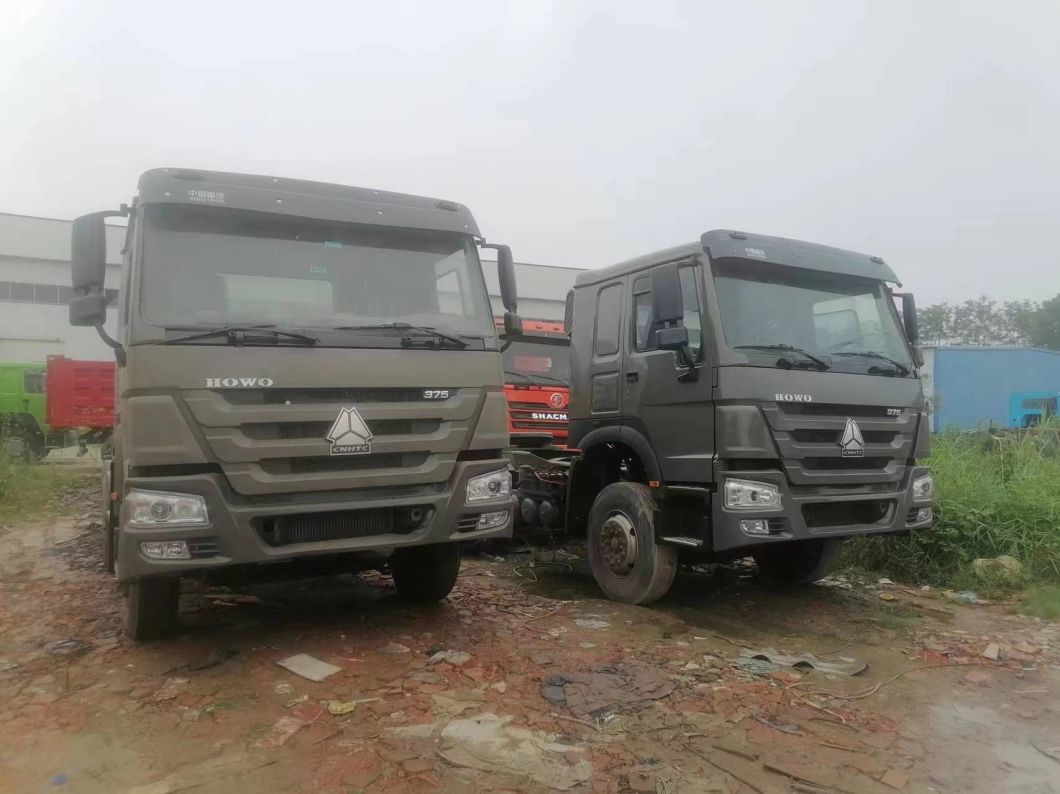 Gray Sinotruk Heavy Truck 6*4 Tractor Truck