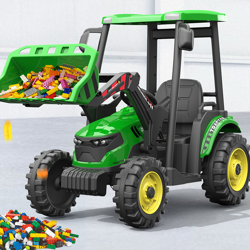 2022 Battery 12V10AH*1/24V7AH*1 Ride On Tractor Kids Big Toys Car with Power Indicator