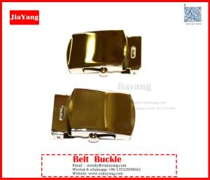 China custom band logo flip top buckle pressing metal belt buckle wholesale