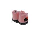 Double Sided PVC Suction Cup Knife Sharpener Love Shape For Outdoor Sports