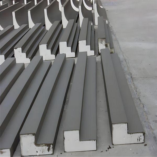 Waterproof EPS Foam Cement Exterior Stucco Foam Trim Plaster Roman Column Pillar Window Frame Cornice Moulding