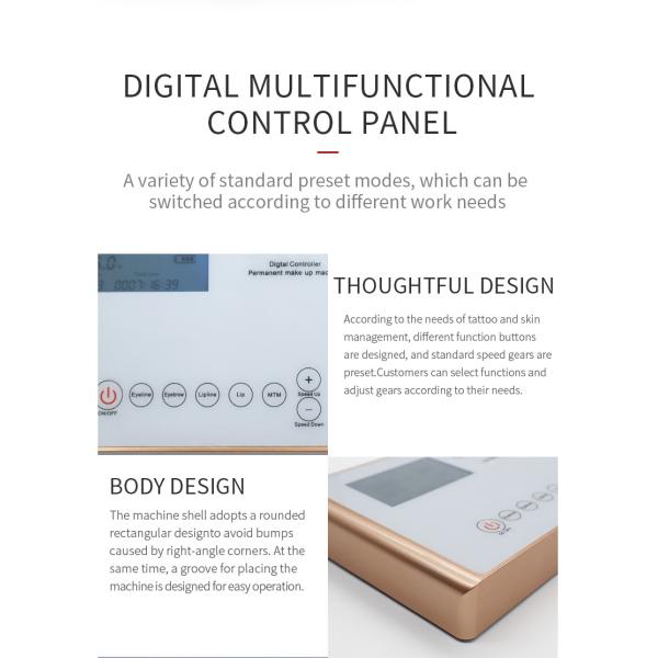 Rechargeable Digital Control Permanent Make Up Machine Kit With Touch Screen