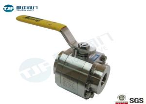 China 3 Piece High Pressure Ball Valve 150 PSI Saturated Steam Class CF8M / WCB Made wholesale