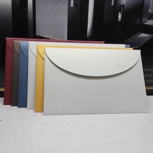 China Western-style customized envelopes thickening pearl paper round flap wholesale