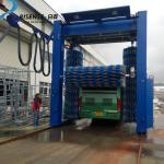 Bus Truck Wash Machine Hot Dipped Galvanized Steel Frame Moving