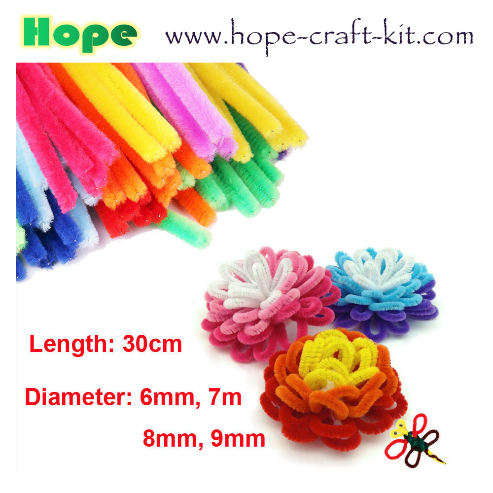 Spotted chenille stems Speckled pipe cleaners for children creative DIY craft kit material KIDS STEM INNOVATION
