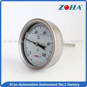China SS Shock Resistance Bimetal Dial Thermometer For Measuring Vibrated Gas wholesale