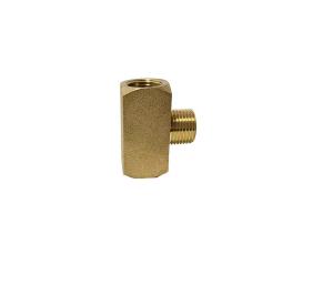 China lead free Brass T Fitting 1/4NPT Male * 1/4NP Male * 1/4NPT Female wholesale