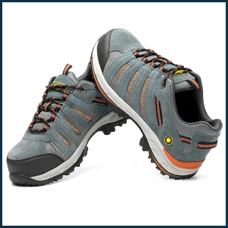 Steel Toe Construction Safety Shoes Blue Protection Work Shoes Unisex
