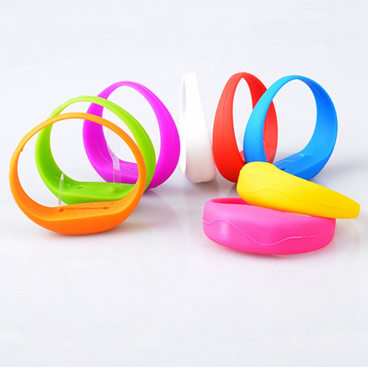 Glow Motion Lighted Rfid Silicone Wristband , Luces Concierto Rfid Bracelet For Events