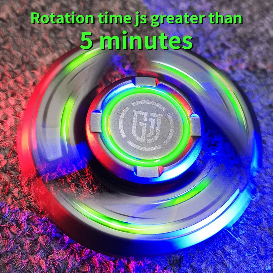 Toys Fingertips Hand Spinner Luminous Fidget Spinners for ADHD Relief in Adults and Kids