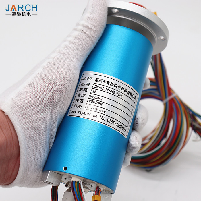 Hydraulic Rotary Union 8mm Air Tube Electrical Slip Rings