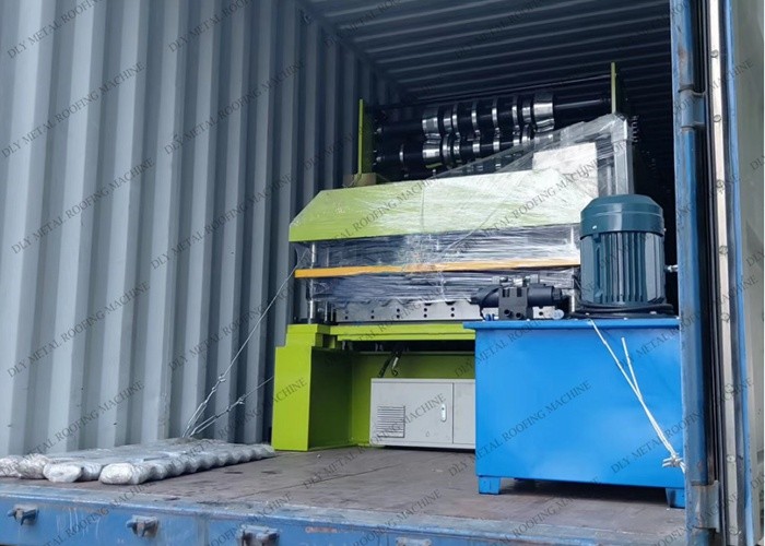 Hydraulic Cutting 480V Corrugated Roofing Machine 1.25m Metal Roof Forming Machine