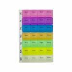 28 Grid Travel Pill Case Split Single Portable Colorful 28 Grid Medicine Box