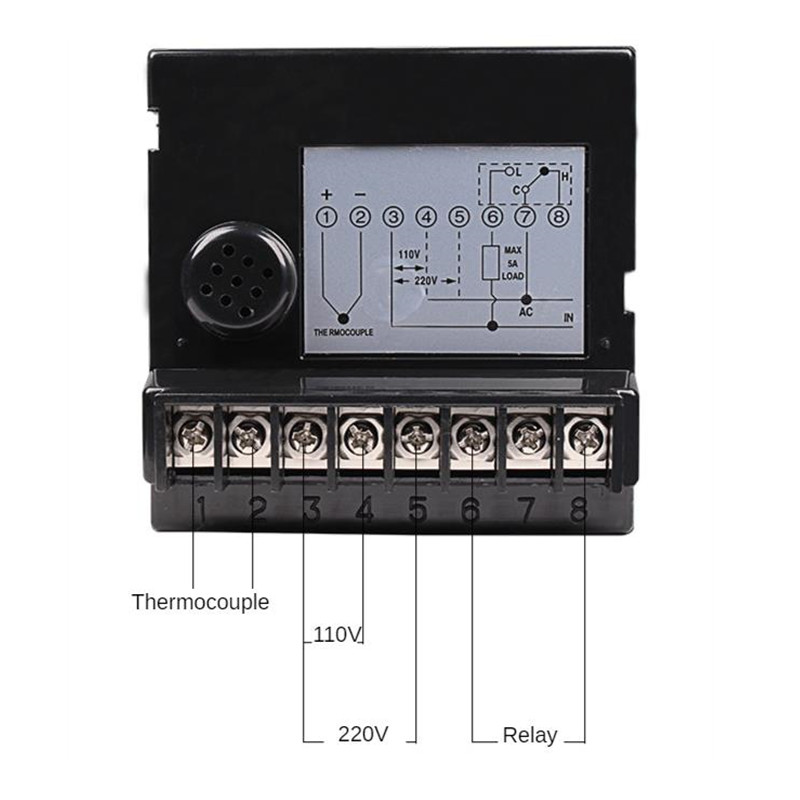 0~400 pointer temperature controller AC220V/110V mechanical knob thermostat JTC-902