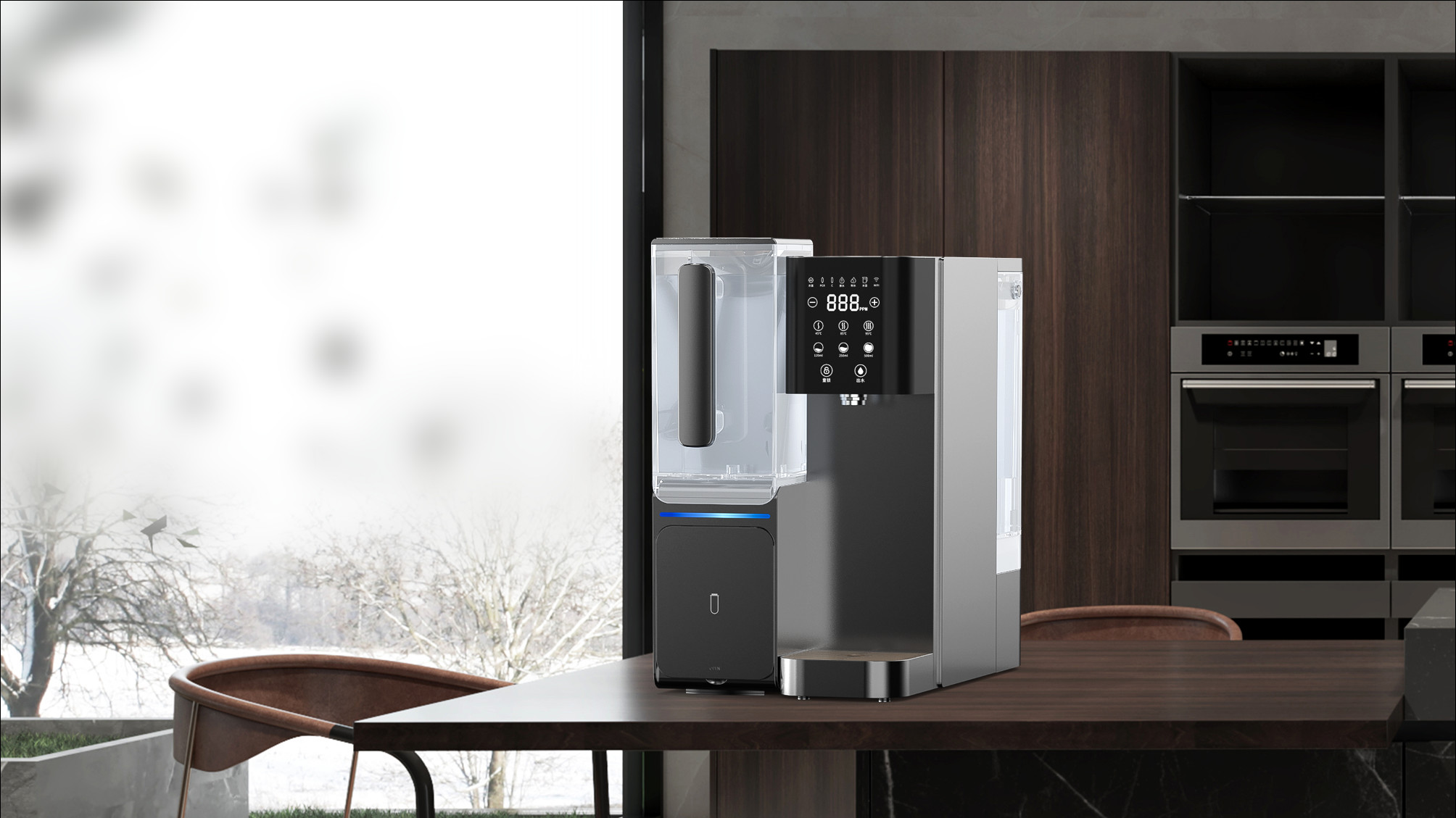 4000L Countertop Reverse Osmosis Water Dispenser 50Hz Ro Hot Water Dispenser