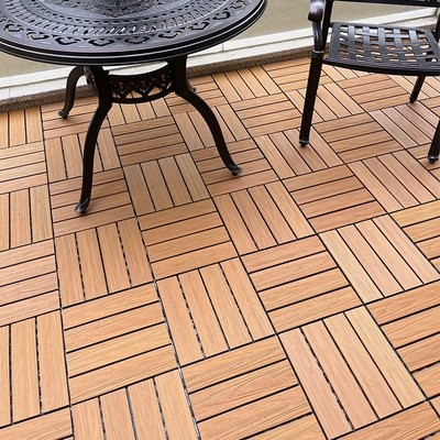 Outdoor Anti Uv Wpc Diy Tiles Wpc Wall Cladding Interior 300 X 22mm Without Nails