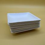 Wholesales Disposable Degradable Rectangular Sushi Plate Dipping Saucer Fits