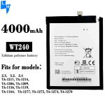 500PCS Original Replacement Li-ion Battery WT240 for Nokia 2.3 3.2 2.4 4000mAh 3