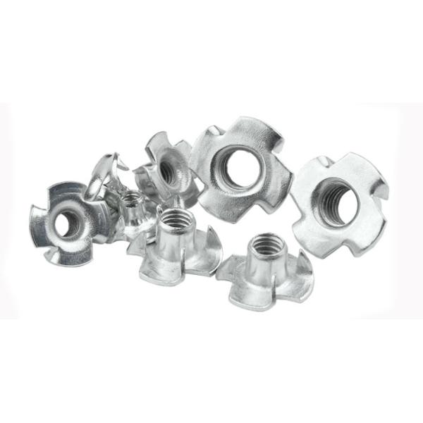 Pronged Tee Blind Furniture Tee Nut Stainless Steel Hardware Furniture Insrt Tee Nuts With Pronge