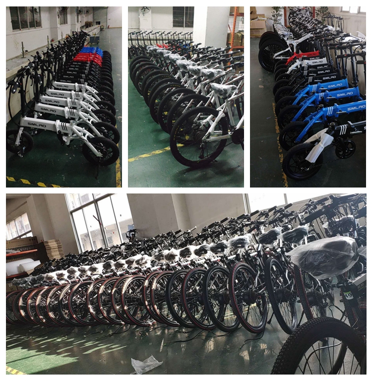 Practical 14 Inch Electric Bike , Mini Foldable Electric Bike Portable Battery