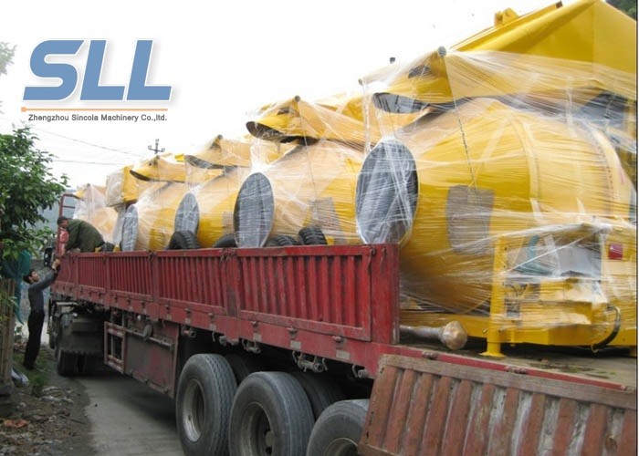 JZC350 Easy Moving Self Loading Concrete Mixer Machine 2600*1950*2580mm