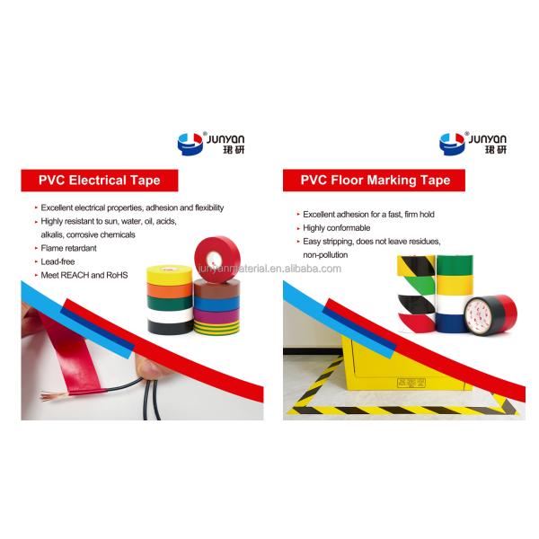 0.13mm PVC Electrical Tape 20m for Industrial Insulation