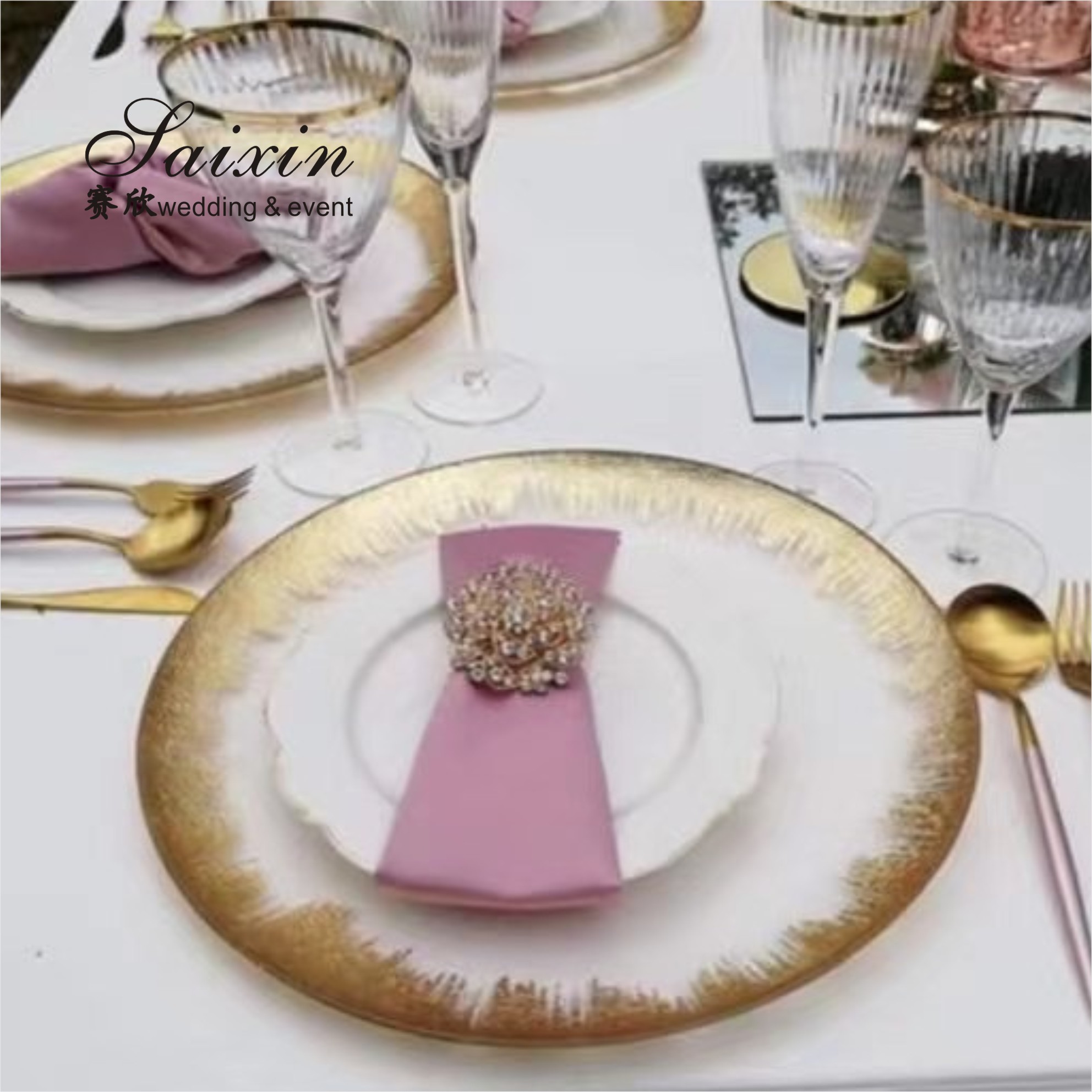 White Wine Champagne Water Glasses Decor Wedding Glassware Event