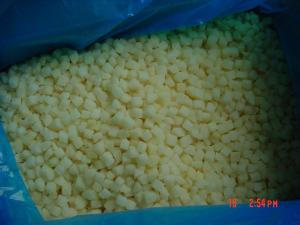 China 10kg / Carton Frozen Fruits And Vegetables Snow Pear Diced Without Impurities wholesale