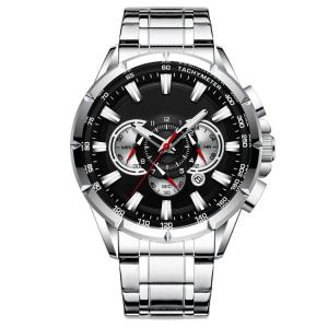China Timepiece 26mm Stainless Steel Quartz Watch 5BAR Automatic Chronograph Watch wholesale
