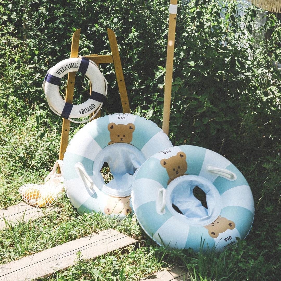Other Educational Toys Kids Floating Design Inflatable Swim Rings with Cute Pattern